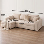 L Shape Corner sofa (with bed option)