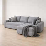 L-förmiges Ecksofa (mit Bettfunktion) (Kopie)