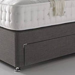 Modern Divan bed With Mattres (Grey)