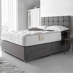 Modern Divan bed With Mattres (Grey)