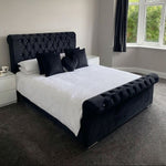 Sleigh Bed – A Statement of Luxury & Timeless Comfort