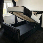 Sleigh Bed – A Statement of Luxury & Timeless Comfort