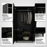 Modern 2-Door Bedroom Wardrobe with Spacious Storage