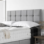 Modern Divan Bed With Mattress (Silver)