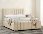 Panel line bed (Beige)