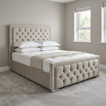 Hilton Bett – Zeitlose Eleganz trifft auf alltäglichen Komfort (beige)