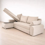 L Shape Corner sofa (With bed Option)