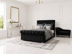 Luxury Stylish Sleigh Bed & Mattres