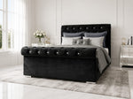 Luxury Stylish Sleigh Bed & Mattres