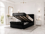Luxury Stylish Sleigh Bed & Mattres