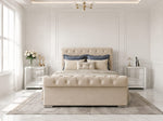 Luxury Stylish Sleigh Bed & Mattres
