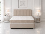 Luxury Panel Line Bed With Mattres