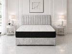 Luxury Panel Line Bed With Mattres