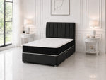 Luxury Panel Line Bed With Mattres