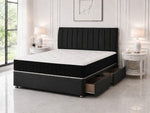 Luxury Panel Line Bed With Mattres